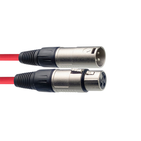 Stagg SMC3/CRD Microphone Cable XLR Red 3m / 10ft Music Vault