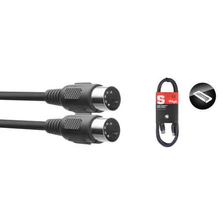 Stagg SMD2 MIDI DIN Cable 2m / 6ft Music Vault