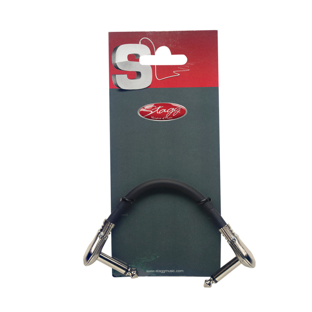 Stagg SPC010L FL Patch Cable Flat 4'' / 10cm Music Vault