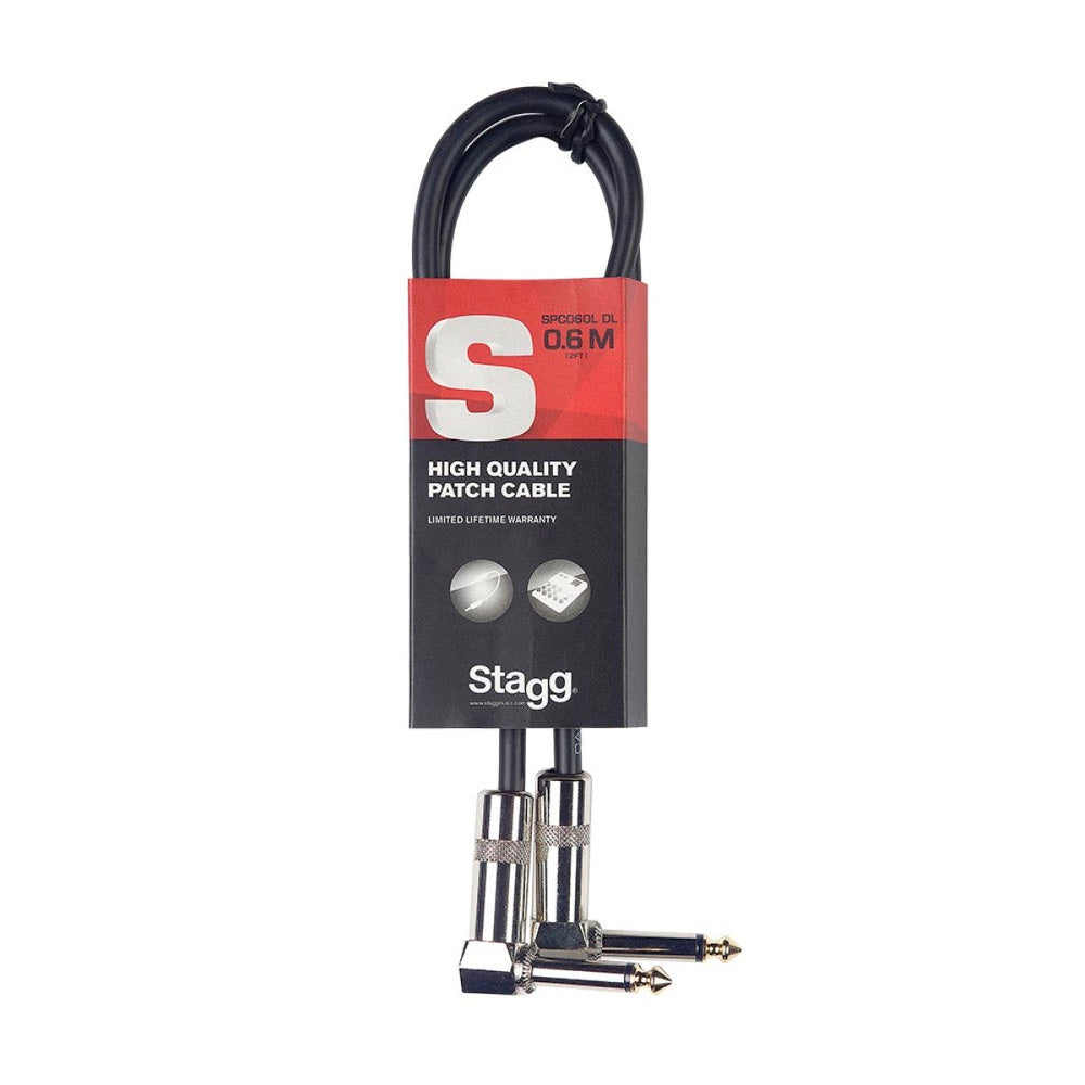 Stagg SPC060L DL Patch Cable 2ft / 60cm Music Vault