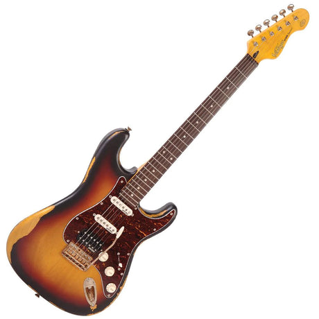 Vintage Icon Series V6HMR Distressed Tobacco Sunburst - Music Vault