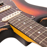 Vintage Icon Series V6HMR Distressed Tobacco Sunburst - Music Vault