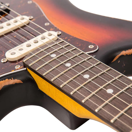 Vintage Icon Series V6HMR Distressed Tobacco Sunburst - Music Vault
