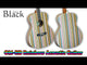 Adam Black OM-RB Rainbow Acoustic Guitar